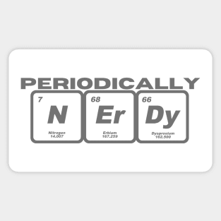 Periodically Nerdy (Clean Design) Sticker